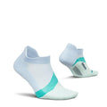 Feetures Elite Light Cushion No Show Tab Sock Wave - color: Glacier Mist (1 Pair), size: Small
