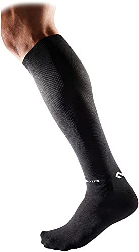 McDavid Compression Socks Calf Shin. (1 Pair) Pain Relief, Recovery, Shin Splints, Achilles Tendon Stability and Support - size: Small