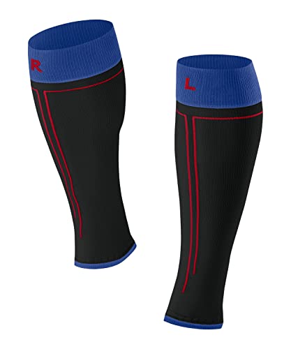 FALKE Men's Energizing Calf Sleeves, 1 Pair - color: Black (Black 3006), size: CALF 3