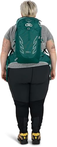 Osprey Tempest 20L Women's Hiking Backpack with Hipbelt, Jasper Green, WXS/S, Extended Fit - color: Jasper Green, size: WXS/S - Extended Fit