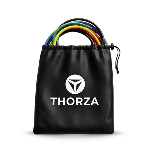 Thorza 11-Piece Tube Resistance Bands Set, Full Body Strength Training