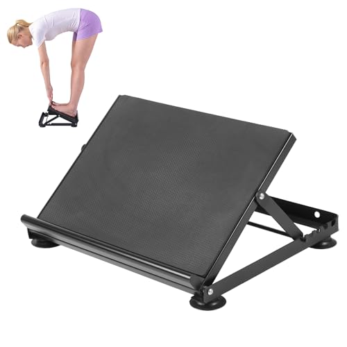 Slant Board Calf Stretcher, 660lbs Capacity Adjustable Incline Board for Plantar Fasciitis Achilles Tendonitis, Non-Slip Surface for Squat & Balance Training