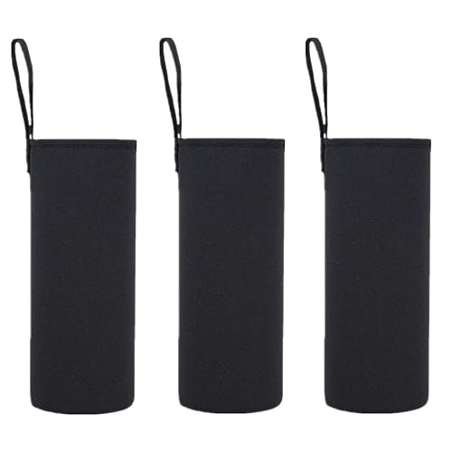 Water Bottle Carrier Bag, 25 oz Neoprene Sleeve 24oz Sports Bottle Accessories for Hiking & Travelling (24 oz-3pk) - color: 24 oz-3pack