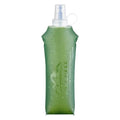 Zelvot Running Vest Collapsible Water Bottle, TPU 500ml Soft Flask - color: Dark Green, size: 16.9 Ounces