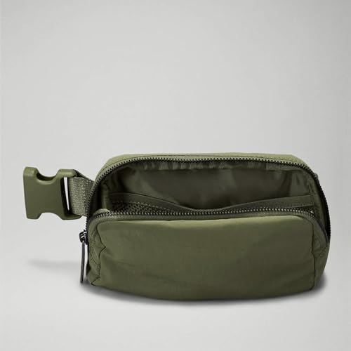 YOSHUYUKI Cross Body Fanny Packs for Women Men Fashion Waist Bag Pouch Nylon Small Travel Crossbody Bags Mini Purse Everywhere Belt Bag Bum Bag with Adjustable Strap for Running Hiking Dim Olive - color: Dim Olive