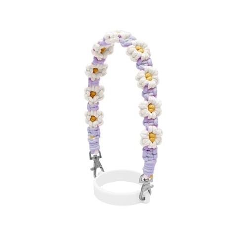Outman Sport Water Bottle Handle Strap Holder Sling Cup Handle - color: Daisy Purple