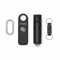 POM Pepper Spray & Personal Alarm Safety Kit – OC Self Defense Keychain Spray & Loud Emergency Alarm for Campus Safety, Women & Students - color: Black X Black, style: Keychain Model