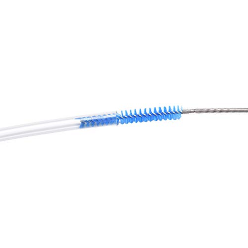 J.CARP High Flow Replacement Tube, with Tube Cleaner Brush, for Hydration Reservoirs - color: Transparent Tube with Long Brush
