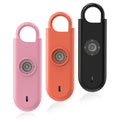 Fauxomor 140dB Personal Safety Alarm for Women 3pack Self Defense Keychain - color: Pink+Orange+Black