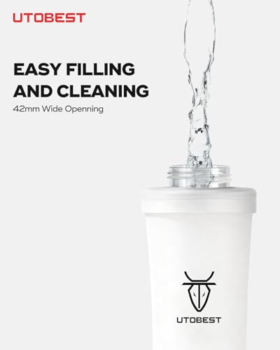 UTOBEST U/lab Soft Flask 500ml, Collapsible Water Bottle, 2 pcs