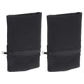 Generic Wrist Pouch 6"x 4", Wrist Wallet Sports Wristband Wallet with Zipper Pocket for Running Jogging Hiking Cycling Yoga (Black, 2 Pcs)