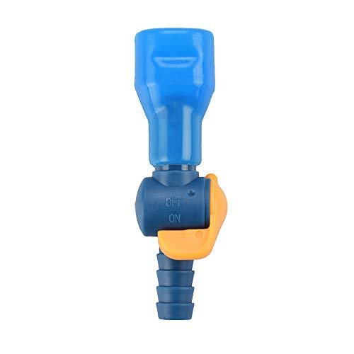 J.CARP ON-Off Switch Bite Valve Tube Nozzle Replacement for Hydration Pack Bladder - color: Straight, Pack of 2
