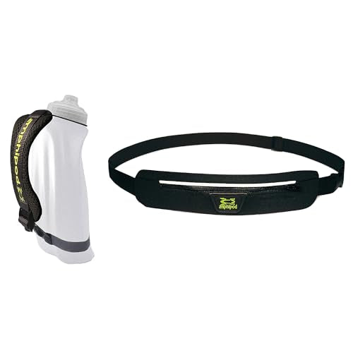 Amphipod Get Fit Kit Run Set, 12oz Handheld & MicroStretch Belt - OS - color: Charcoal