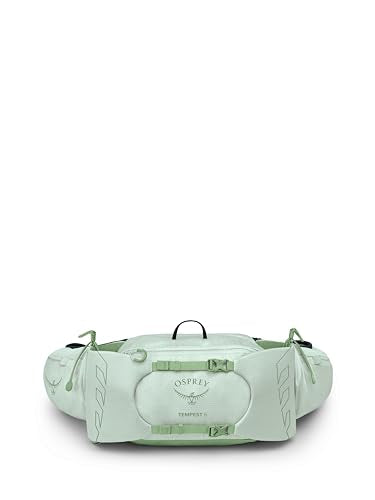 Osprey Tempest 6L Women's Lumbar Hiking Waist Pack - Fanny Pack with Water Bottle Holders - color: Frosty Mint Green/Botanica, style: 6l