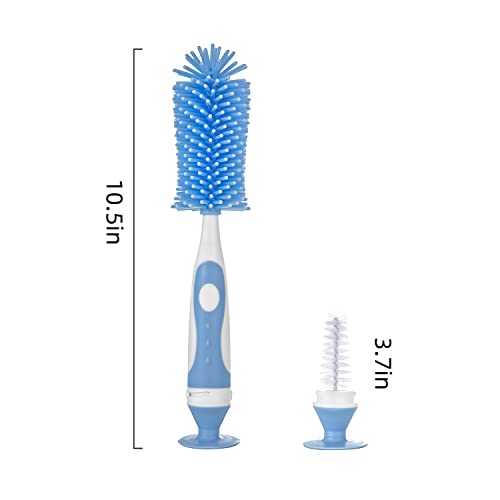 Multifunctional Cleaning Brush, Baby Bottle Brush, Bottle Brush Cleaner - color: Pink 1