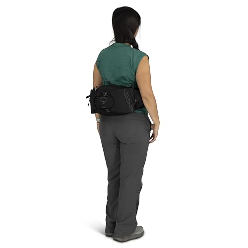 Osprey Tempest 6L Women's Lumbar Hiking Waist Pack - Fanny Pack with Water Bottle Holders - color: Frosty Mint Green/Botanica, style: 6l