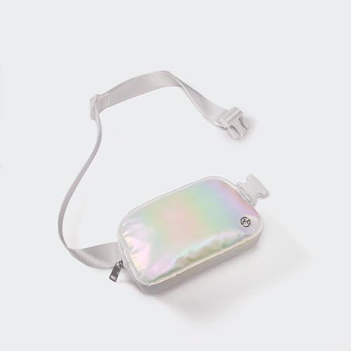 Pander Crossbody Belt Bag for Women and Men, Travel and Everyday Use - color: Iridescent