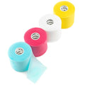 Cannon Sports Pre-Wrap 4-Pack 30 Yards Each Roll Assorted Athletic Tape Foam Underwraps for Ankles Wrists Hands Knees Elbows Hair (Pink, Gold, White, Aqua)