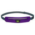 Amphipod AirFlow MicroStretch Belt, Ultra-Light Runners Waist Pack - OS - color: Purple/Silver