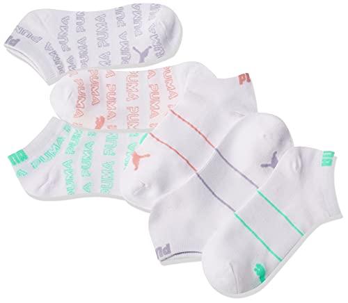 PUMA Women's Low Cut Socks (6-Pack) - color: White/Light Purple