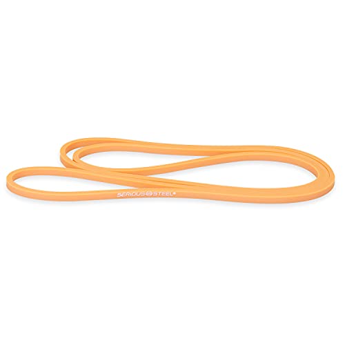 Serious Steel Fitness 32" Resistance Training Bands (Portable Exercise Band System Training Bands- Great for Individuals Under 5'10") - color: #0 Orange (2-15 lbs.)