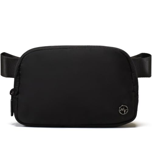 Pander Crossbody Belt Bag for Women and Men, Travel and Everyday Use - color: Black Onyx