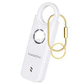 Rechargeable Personal Safety Alarm for Women, 135 dB Loud Self Defense Keychain Siren with LED Strobe Light, Personal Emergency Security Safe Devices Key Chain Alarms for Women Kids Elderly (White)