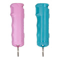 Police Magnum Keychain Pepper Spray Flip Top Safety 2 Pack 1/2oz - Maximum Heat Strength OC with Dye - Tactical Small Compact Case Holder - for Women & Men's Self Defense - Made in The USA - color: TEAL & SOFT PINK