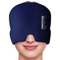 ONLYCARE Migraine Relief Cap, Headache Relief Cold Cap with Odorless Gel - color: Blue