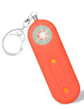 130dB Rechargeable Personal Safety Alarm Strobe Light for Women - color: Orange