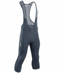 Przewalski Men's Cycling Bib Shorts 3/4 Bike Bib Pants 4D Padded - color: Grey, size: Large
