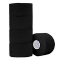 ADMITRY Athletic Tape,5 Pack Black Sports Tape - color: Athletic Tape Black(cotton)-5 Rolls
