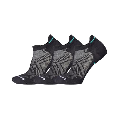 Smartwool Women's Run Zero Cushion Low Ankle Socks - color: Black-3pk, size: Small