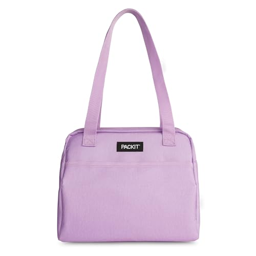 PackIt Freezable Hampton Lunch Bag, Lavender - color: Lavender