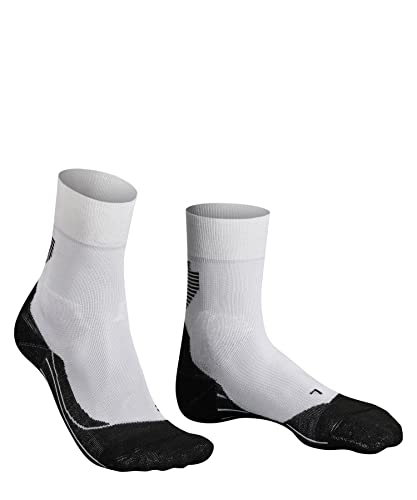 FALKE Women's RU Compression Running Socks, 1 Pair - color: White (White 2003), size: 9.5-10.5