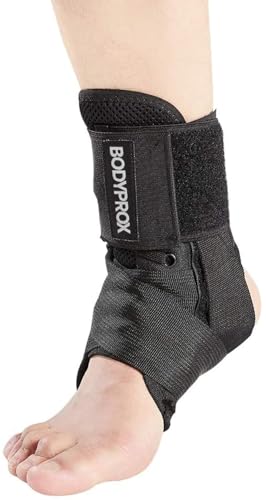 Bodyprox Ankle Brace for Women and Men, Lace Up Ankle Support Brace Stabilizer for Sprained Ankle (Large) - size: Large (Pack of 1)