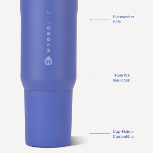 HydroJug Sport 20 oz Insulated Stainless Steel Water Bottle, Berry Pop - color: Berry Pop, size: 20 Ounces