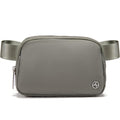 Pander Crossbody Belt Bag for Women and Men, Travel and Everyday Use - color: Grey Sage