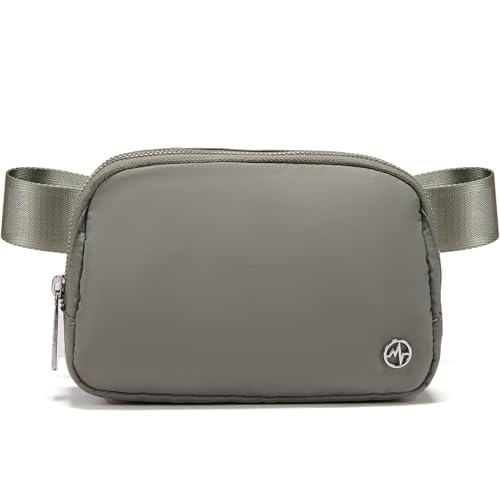 Pander Crossbody Belt Bag for Women and Men, Travel and Everyday Use - color: Grey Sage