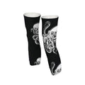 Leg Sleeves with Anti Slip Silicone Compression Leg Sleeves Cycling Leg Sleeves Adjustable Zipper - color: Octopus, size: Small