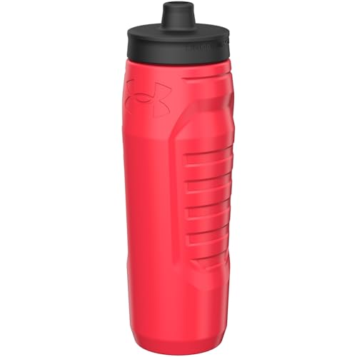 UNDER ARMOUR 32oz Sideline Squeeze Red - color: Red