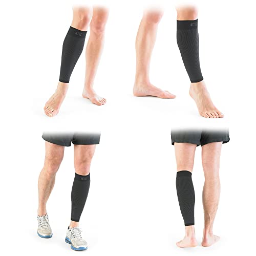 Neo-G Calf Compression Sleeve for Men and Women for Sports, Daily Wear – Shin Splint Compression Sleeve provides Shin Splint Relief, Pain Relief from Injury, Strains, Sprains, Weak Calves - M - size: MEDIUM: 36 - 40 CM