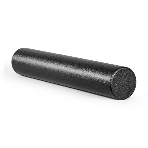 TONE Fitness Firm High-Density Foam Roller for Exercise, Massage & Recovery - color: Black, size: 36 Inch