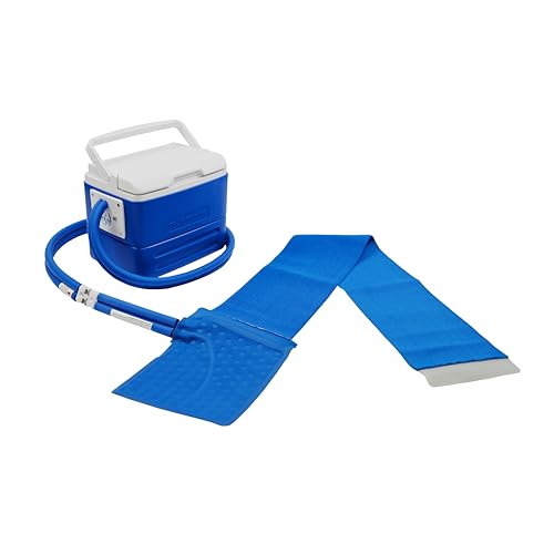Polar Active Ice 3.0 Cold Therapy Ice Machine System with Programmable Timer, Back and Hip Compression Pad, Lightweight 9 Quart Cooler, Quiet Pump, Strong Cryotherapy Pain Relief Treatment - style: Back Hip Pad