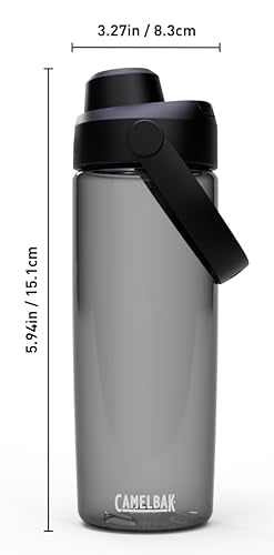 CamelBak Thrive Chug Water Bottle, High Flow Lid Design for Quick Everyday Hydration and Active Use, 20oz, Charcoal - color: Charcoal, size: 20 Ounces