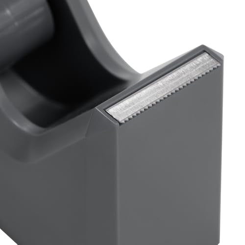 JAM PAPER Colorful Desk Tape Dispensers - Grey - 3/Pack - color: Grey, size: Pack of 3