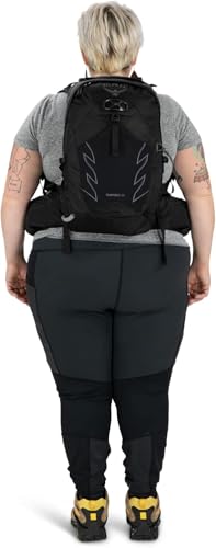 Osprey Tempest 20L Women's Hiking Backpack with Hipbelt, Stealth Black, WM/L, Extended Fit - color: Stealth Black, size: WM/L - Extended Fit
