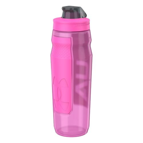 Under Armour 32oz Playmaker Squeeze Water Bottle - color: Rebel Pink