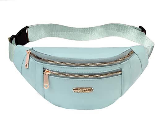 Fanny Packs Waist Bag for Women, Fashion Fanny Packs with Adjustable Strap for Travel Sports Running Blue - color: blue