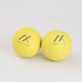 High-Density Therapy Massage Balls(2-Pack), Yellow+Yellow(50D+50D) - color: Dawn Yellow + Dawn Yellow (50d+50d)
